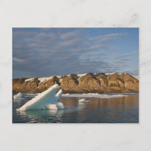 Postal Noruega, Svalbard, Isla Spitsbergen, Atardecer