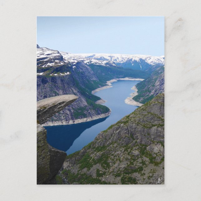 Postal Noruega - Trolltunga (Anverso)