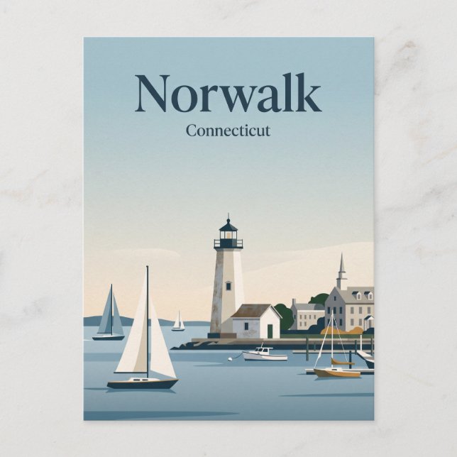 Postal Norwalk Connecticut (Anverso)