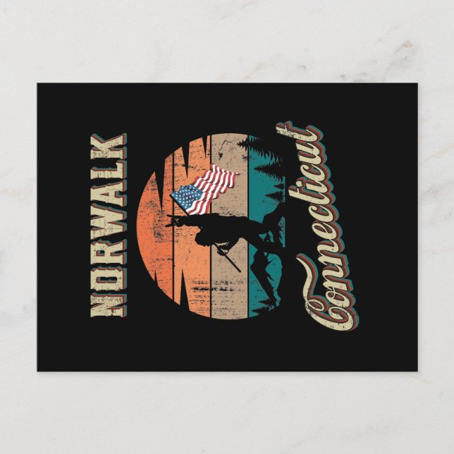 Postal Norwalk Connecticut (Anverso)