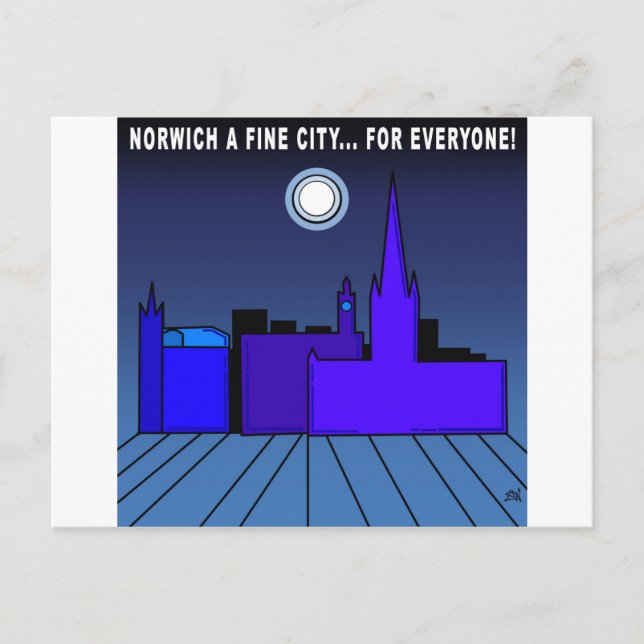 Postal Norwich es una buena ciudad para todos (Anverso)