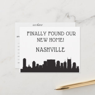 Postal Nos hemos mudado a Nashville