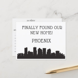 Postal Nos hemos mudado a Phoenix