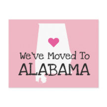 Nos hemos mudado al corazón rosado de Alabama