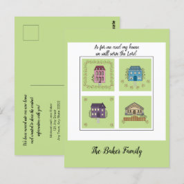 Postal Nos hemos mudado - fe basada en mí y mi casa