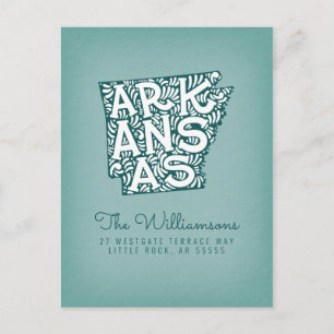 Postal Nos hemos mudado Nueva dirección Arkansas
