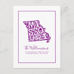 Postal Nos hemos mudado   Nueva dirección   Missouri