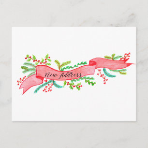 Postal Nos hemos mudado/nueva dirección , Navidades de ac