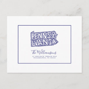 Postal Nos hemos mudado   Nueva dirección   Pennsylvania