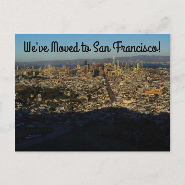 Postal Nos hemos mudado - San Francisco Twin Peaks #2 Pos (Anverso)