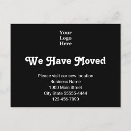 Postal Nos Hemos Mudado Visitando Nuestra Nueva Ubicación