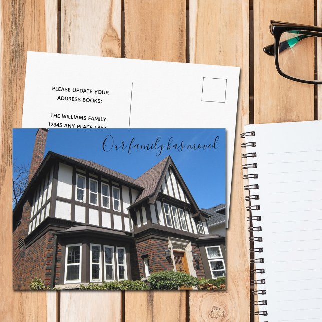 Postal Nos Mudamos Foto de Casa Personalizada Nueva Direc (Subido por el creador)