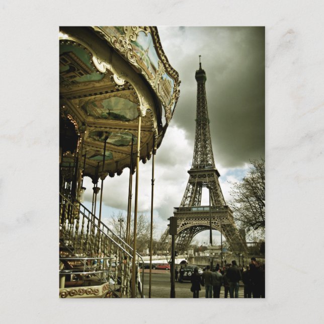 Postal ¿Nos vamos? (Anverso)