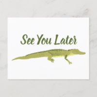 Nos vemos luego Personalizable del lagarto
