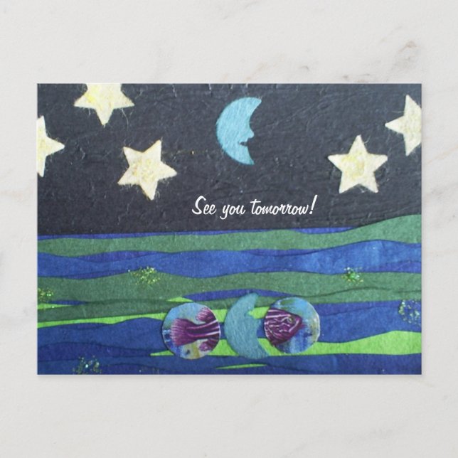 Postal Nos vemos mañana (Anverso)