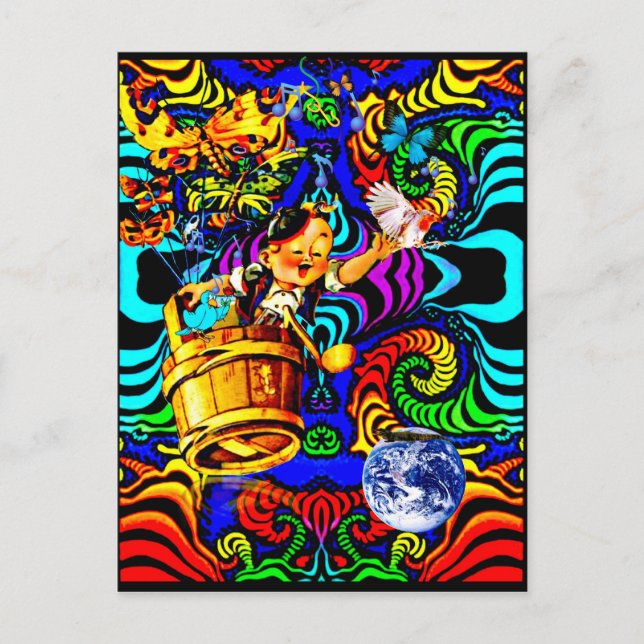 Postal Nos vemos más tarde, Alligator (Anverso)