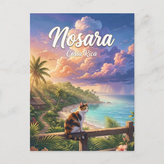 Postal Nosara Costa Rica (Anverso)