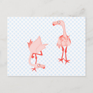 Postal Nosey flamingo