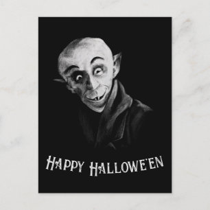 Postal Nosferatu Happy Halloween Postcard personalizable
