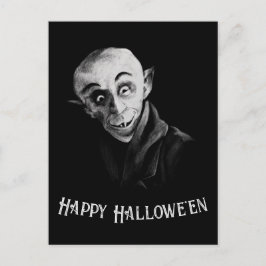 Postal Nosferatu Happy Halloween Postcard personalizable