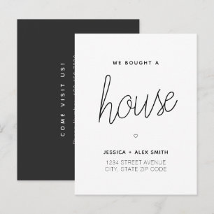 Postal Nosotros Compramos una Casa Nos Mudamos Mudándonos