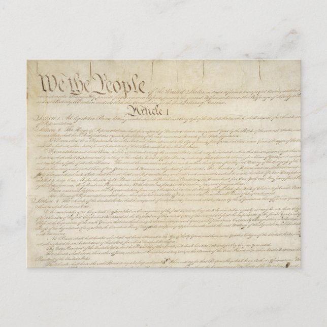 Postal Nosotros, el pueblo (Anverso)