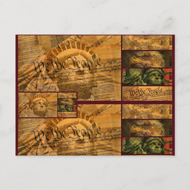 Postal Nosotros, el pueblo (Anverso)