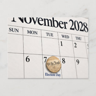 Postal Nosotros el Pueblo Elección 2028