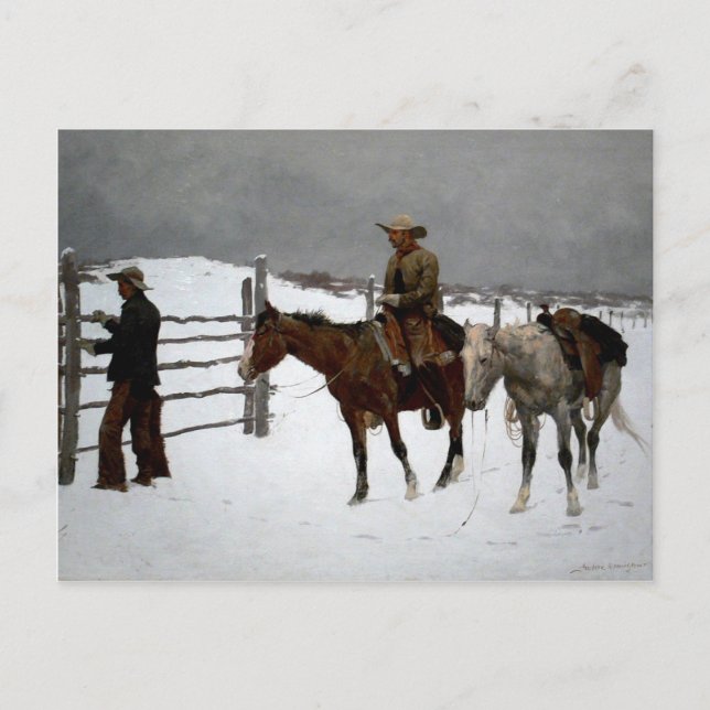 Postal Nostalgia occidental (Anverso)