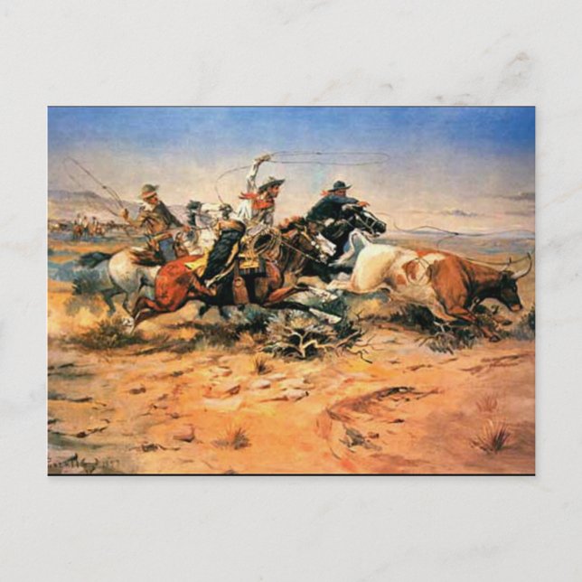 Postal Nostalgia occidental (Anverso)