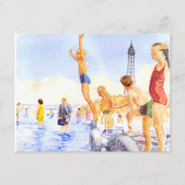 Postal Nostalgic Blackpool (Anverso)