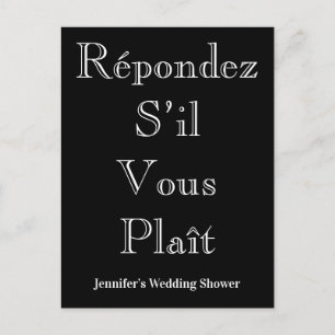 Postal nostálgica "Répondez S’il Vous Plaît"