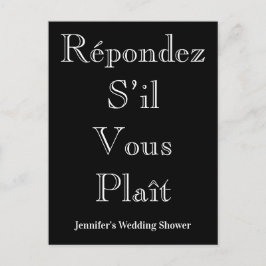 Postal nostálgica "Répondez S’il Vous Plaît"