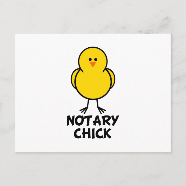 Postal Notary Chick (Anverso)