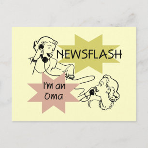 Postal Noticia de última hora soy camisetas y regalos de