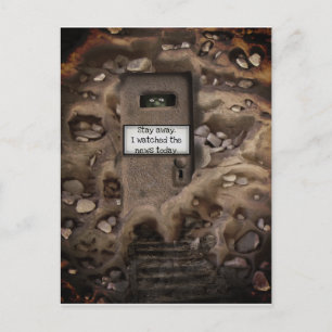 Postal Noticias Aterradoras en la TV