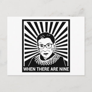 Postal Notorio RBG - Cuando hay nueve