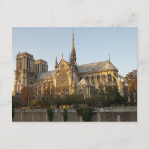 Postal Notre Dame Cathedral Spier, París Francia