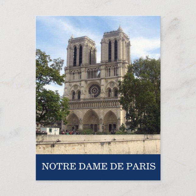 Postal Notre Dame de París (Anverso)
