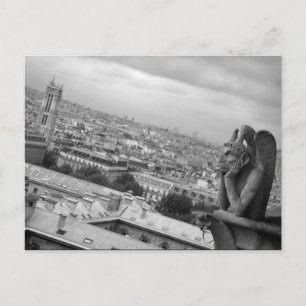 Postal Notre Dame Gargoyle Postcard