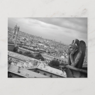 Postal Notre Dame Gargoyle Postcard