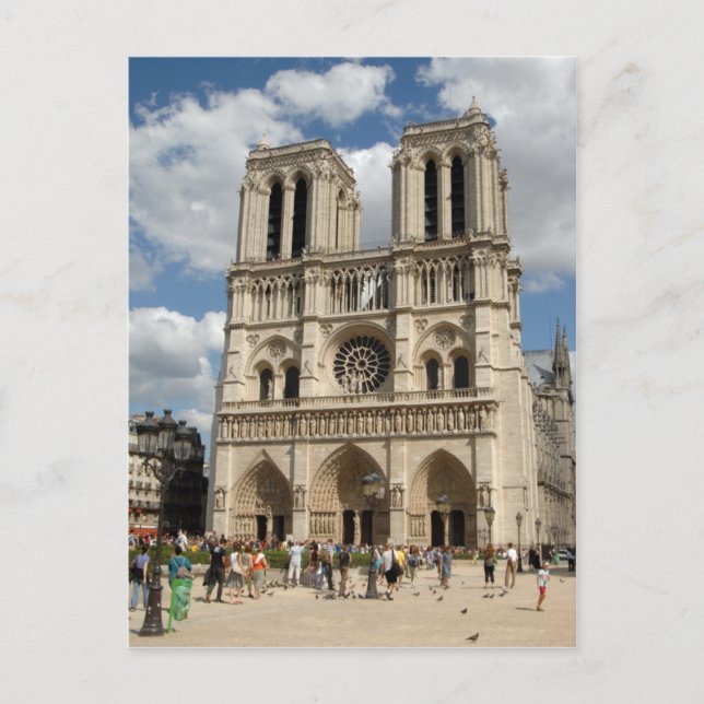 Postal Notre Dame Postcard (Anverso)