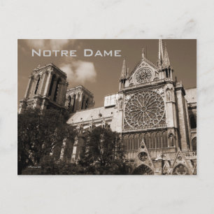 Postal Notre Dame Postcard