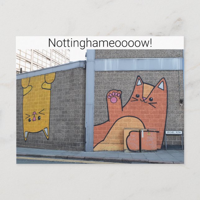 Postal Nottingham Cats (Anverso)