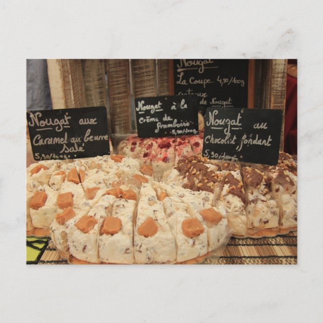 Postal Nougat de Provenza (Anverso)