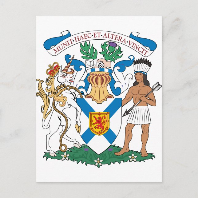 Postal novascotia, Canadá (Anverso)