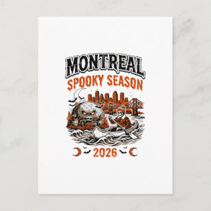 Postal Novedad de celebración de la noche de octubre en M