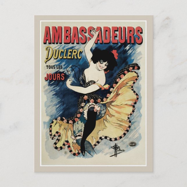 Postal Novedades de arte vintage (Anverso)