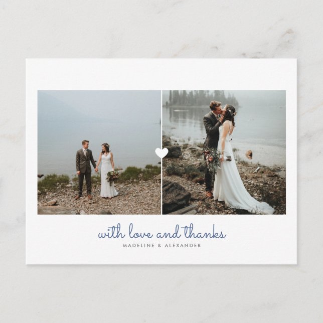 Postal Novedades en Diptych Gracias Postcard (Anverso)