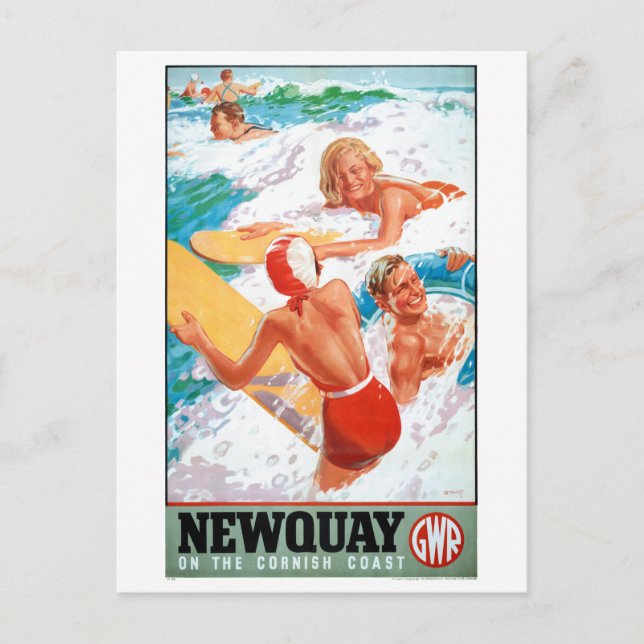 Postal Novedades en el afiche de la cosecha de Cornualles (Anverso)